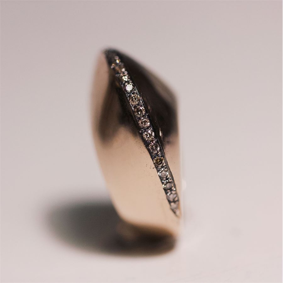 Anello 'aereo' oro rosa AURUM | AN AEREOAU9R DIAM CHMP